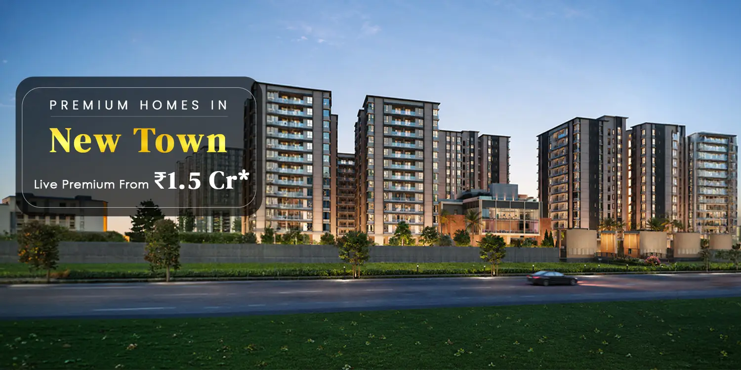 Salarpuria Inspire premium residential apartments in New Town featuring contemporary high-rise towers, landscaped surroundings and luxury amenities.