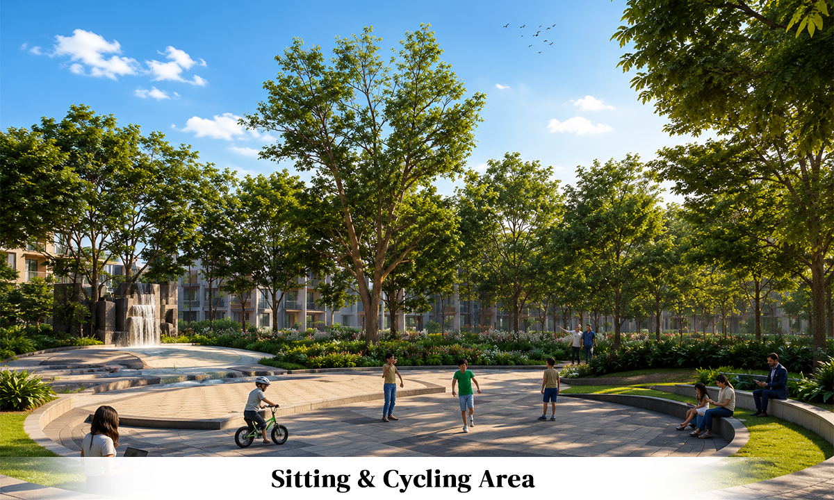 Vinayak 21 Acres Sitting & Cycling Area